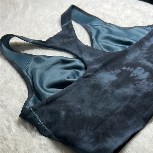 Spanx Longline Medium Impact Sports Bra – Storm Tie-Dye‎ – Size Large - Picture 7 of 10